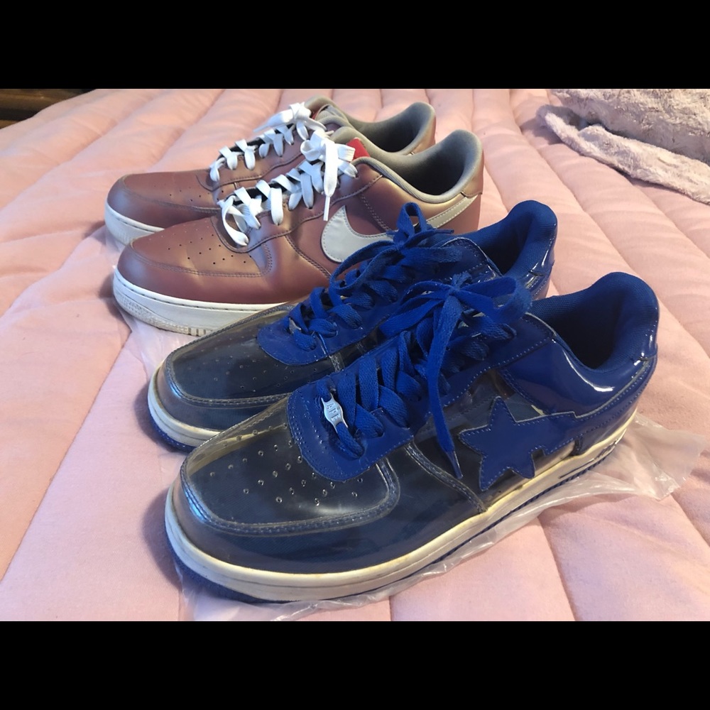 Bapesta and fomposite AirMax sizes 13